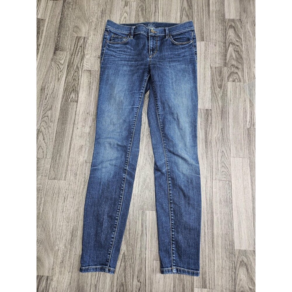 LOFT‎ Jeans Womens 27/4 Blue Super Skinny Slim Stretch Denim Mid Rise